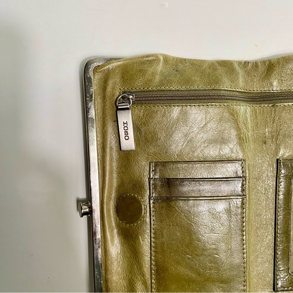 HOBO Lauren clutch Wallet green leather - Picture 11 of 12